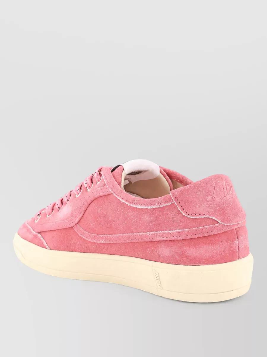 Autry Suede Low-Top Lace-Up Sneakers