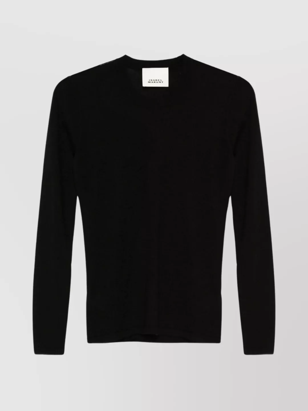 Isabel Marant Ribbed Cuff Long Sleeve Knit Pullover
