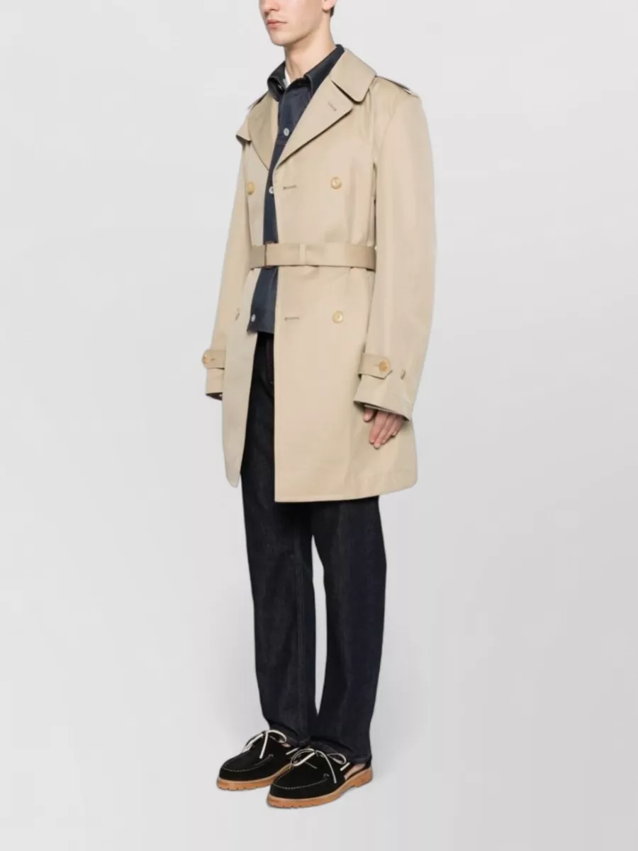 Junya Watanabe Cotton Double-Breasted Belted Trench Coat