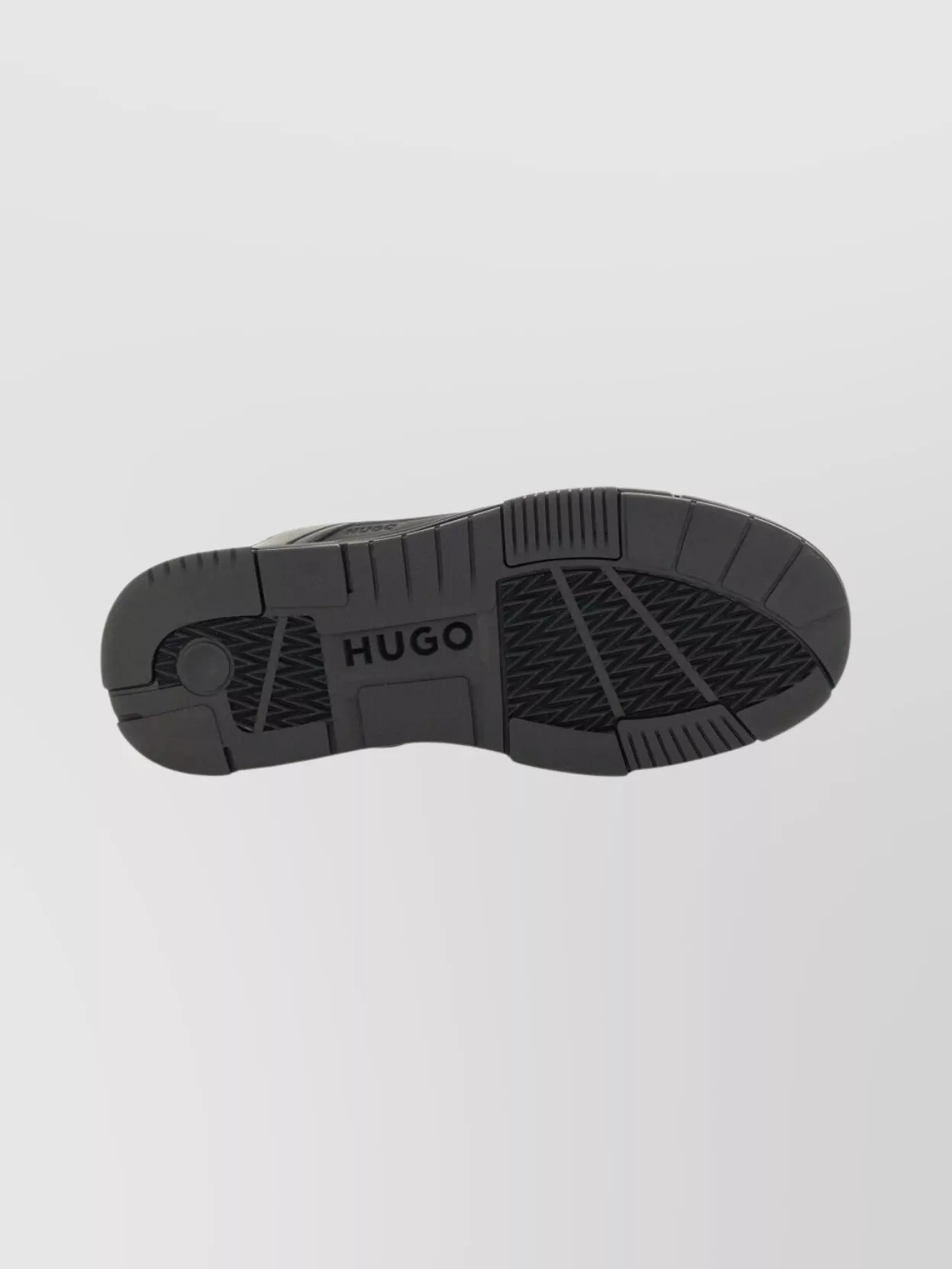 Hugo Boss Perforated Round Toe Rubber Sole Sneakers