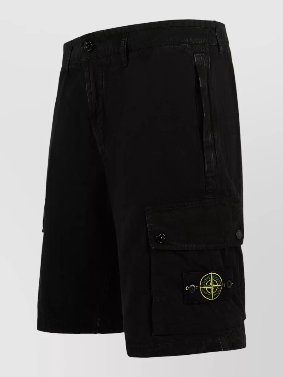 Stone Island Cotton Cargo Shorts