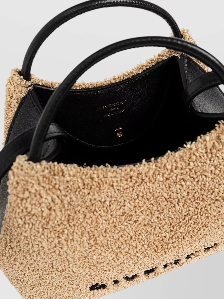 Givenchy Facet Nano Raffia Tote Bag