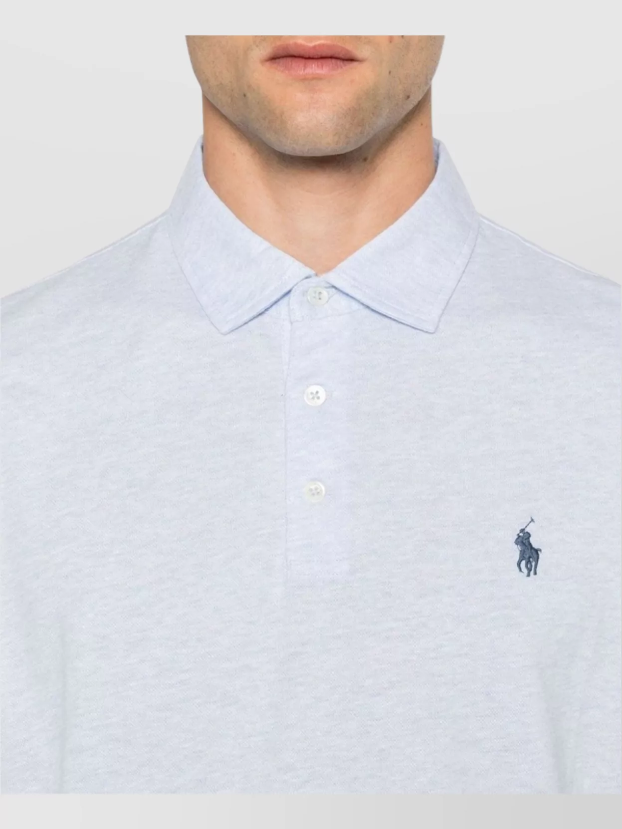 Ralph Lauren Logo Cotton-Linen Blend Polo Shirt