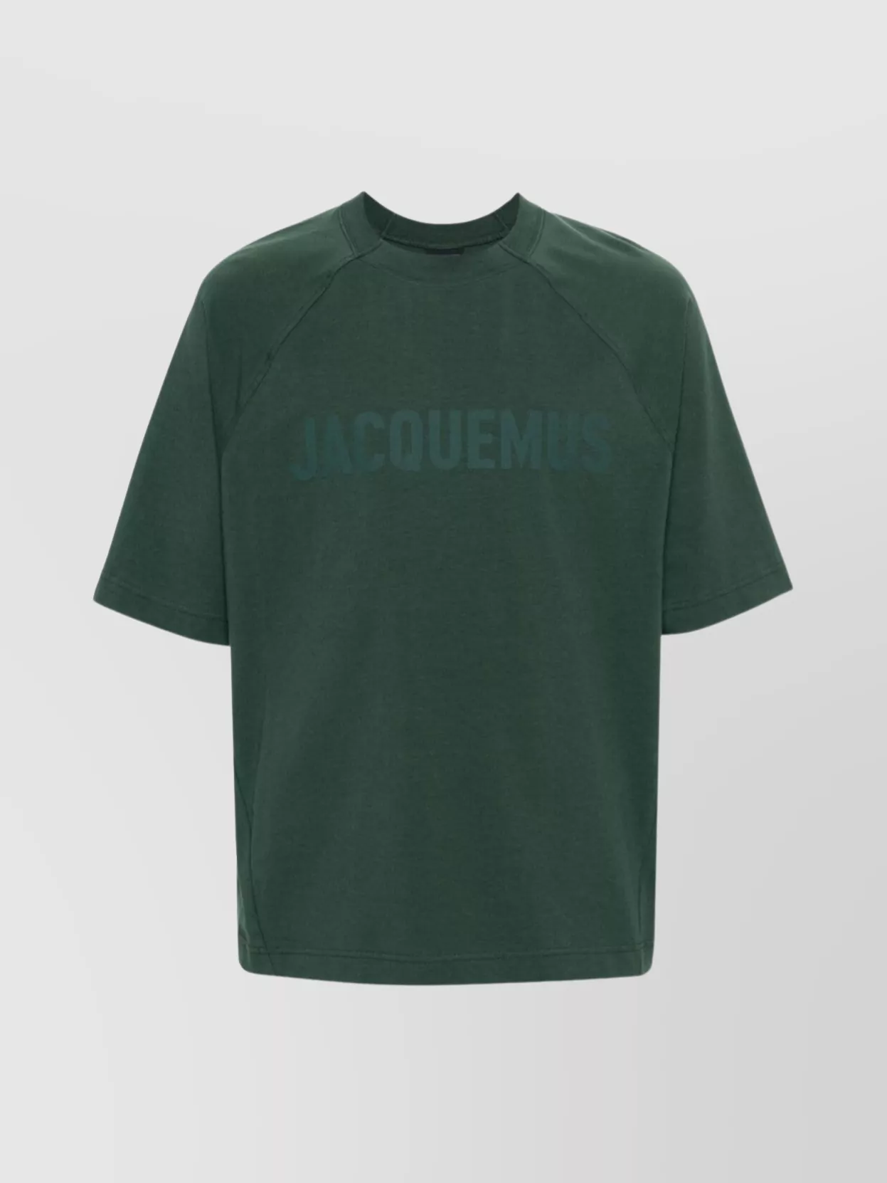 Shop Jacquemus Crew Neck Raglan T-shirt