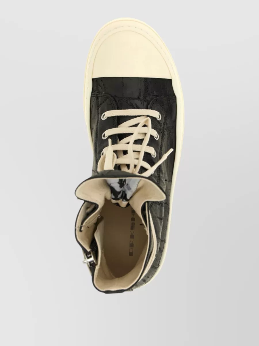 Rick Owens Drkshdw Canvas Boots