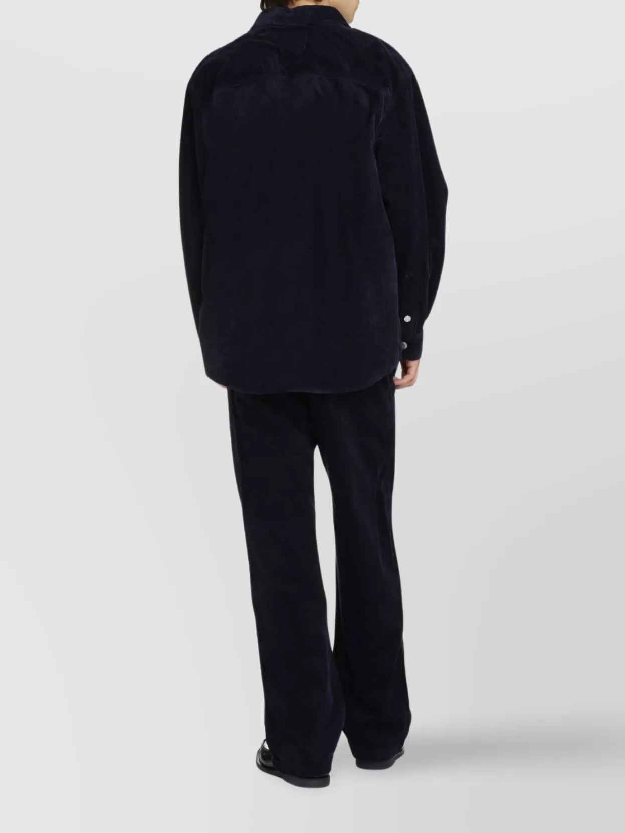 Isabel Marant Wool Corduroy Overshirt With Velvet Pockets