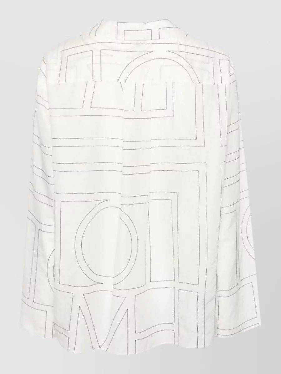 Totême Monogram Pajama Shirt