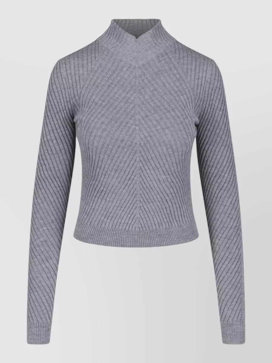 Victoria Beckham merino wool crewneck sweatshirt