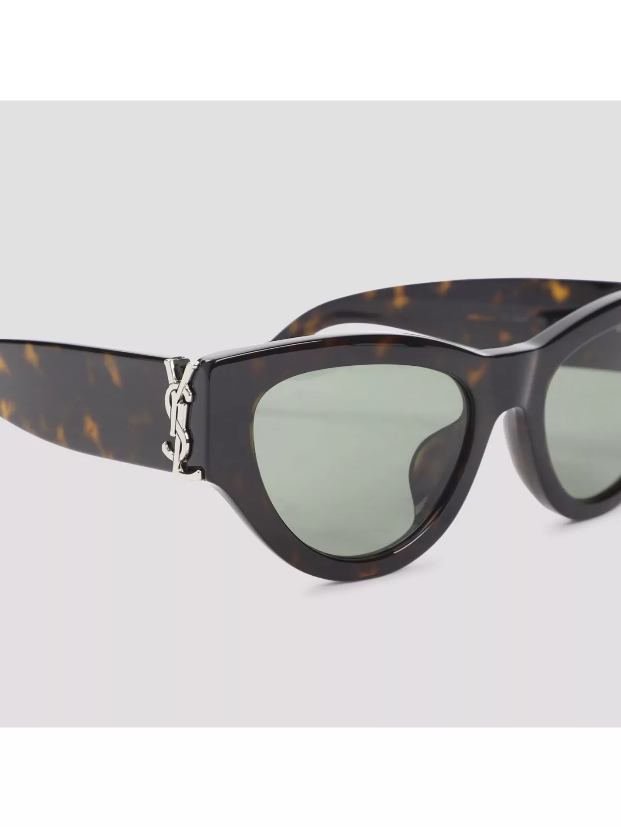 Saint Laurent Cat Eye Tortoiseshell Sunglasses With Tinted Lenses