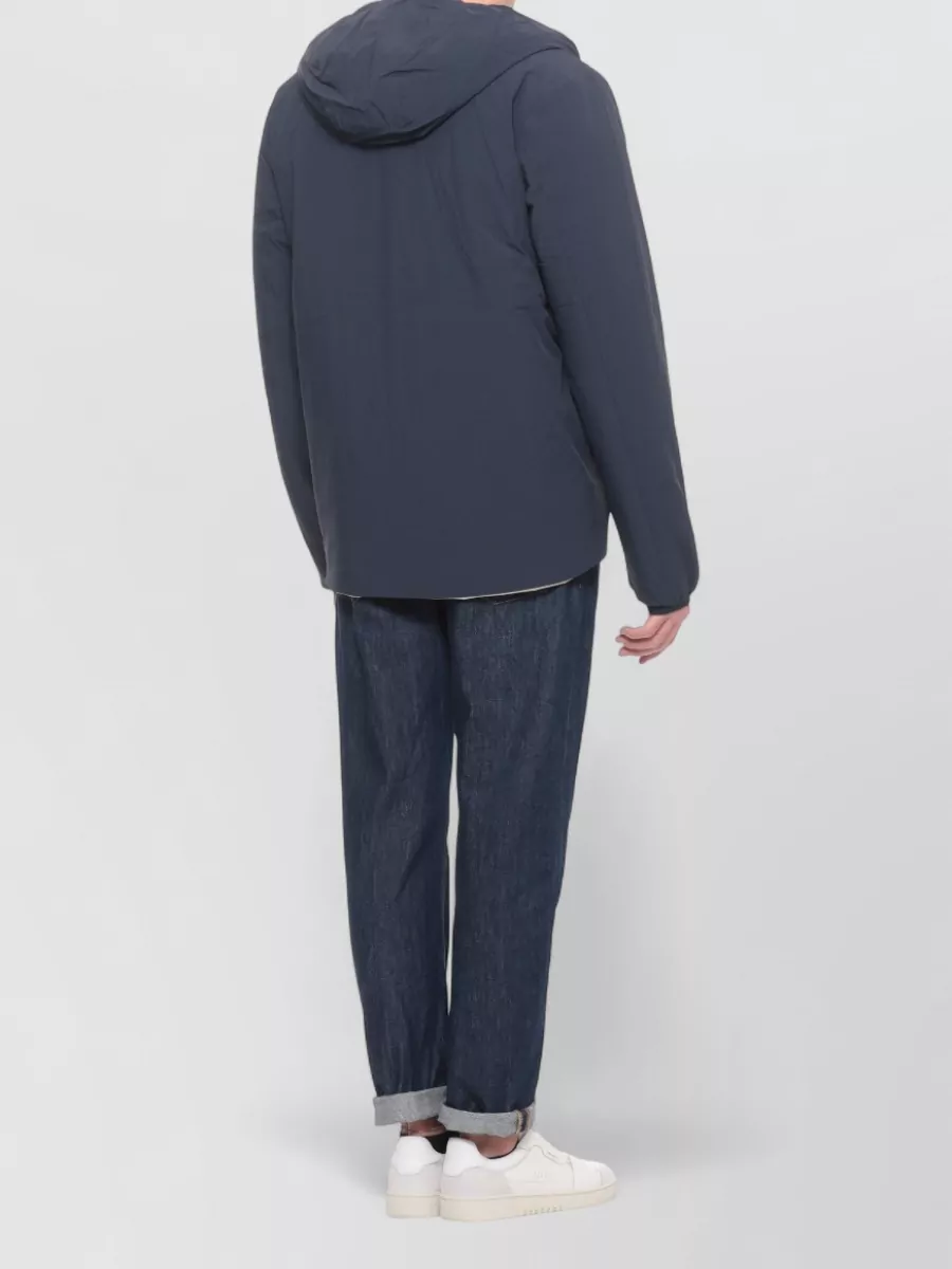 K-Way Hooded Reversible Mens Jacket Long Sleeves