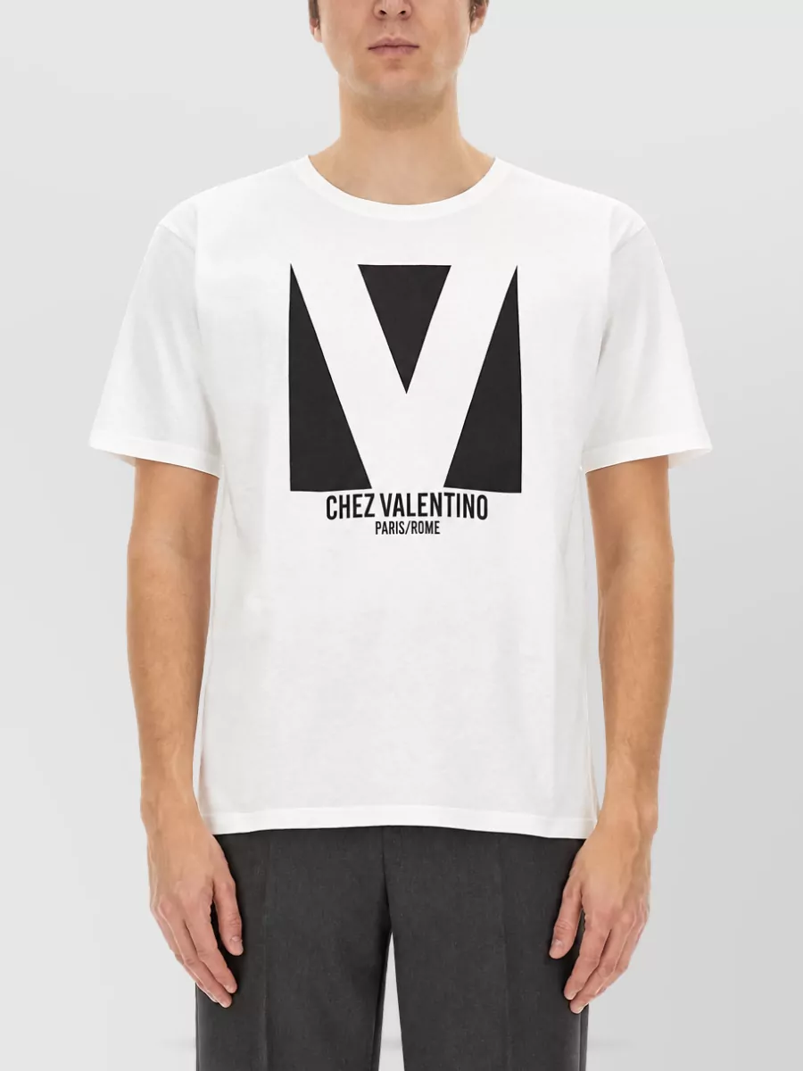 Valentino Cotton Printed T-Shirt