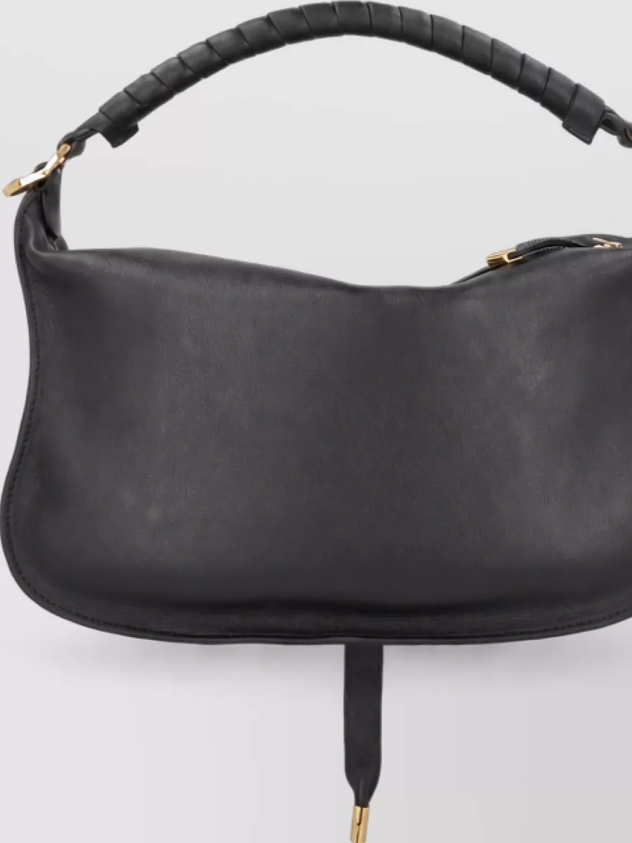 Chloé Marcie Small Leather Clutch Bag