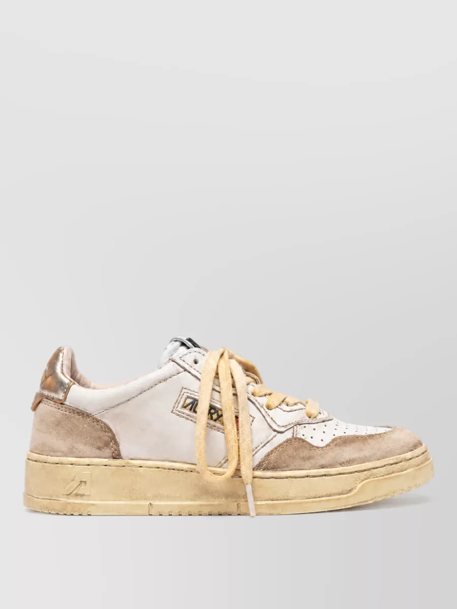 Autry Leather Lace-Up Sneakers