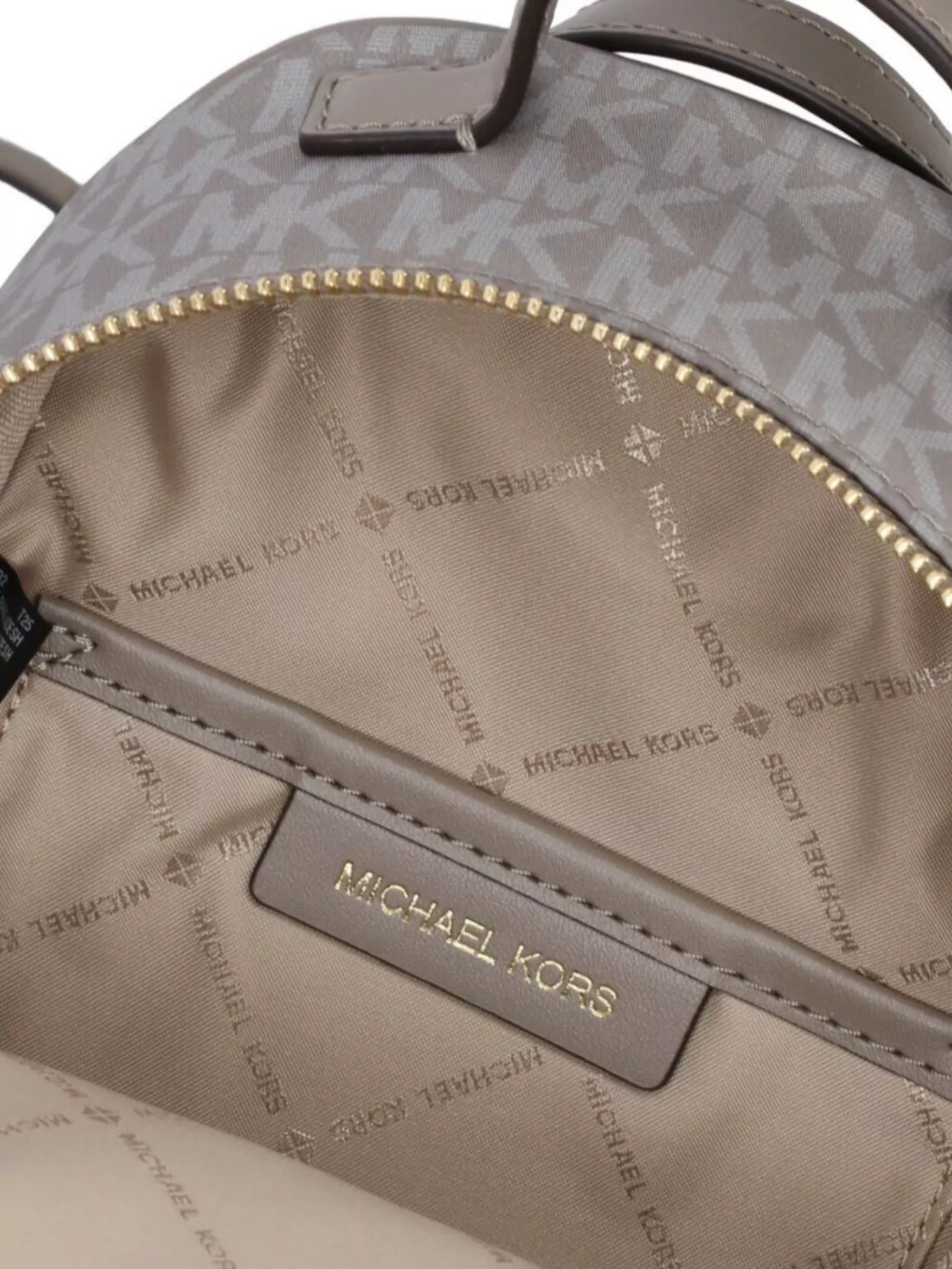 Michael Michael Kors Women's Monogram Pattern Backpack And Pockets