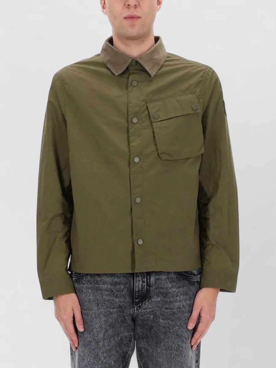 Belstaff waxed cotton regular-fit lightweight jacket