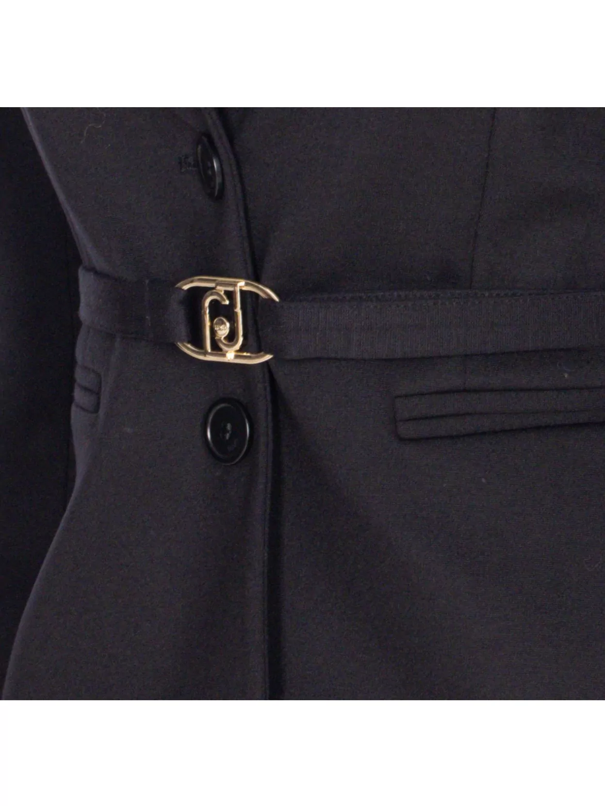 Liu Jo Belted Fitted Jacket V-Neck