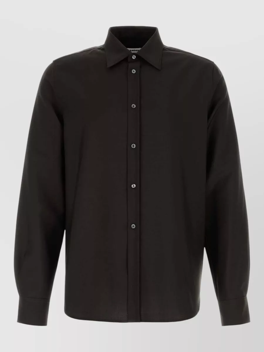 Jil Sander wool blend shirt