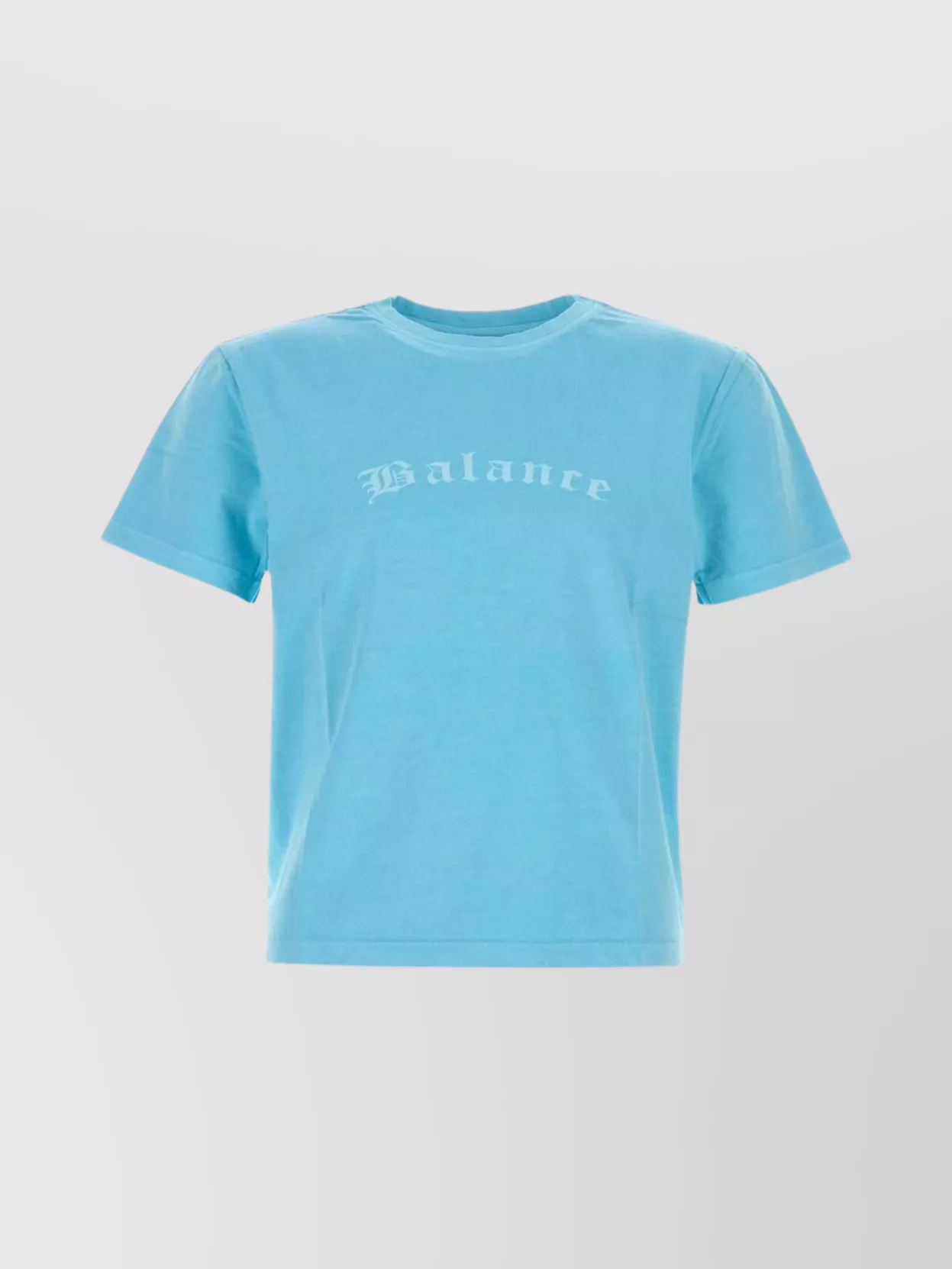 Gimaguas Crew Neck Printed Design Short Sleeves T-shirt In Blue