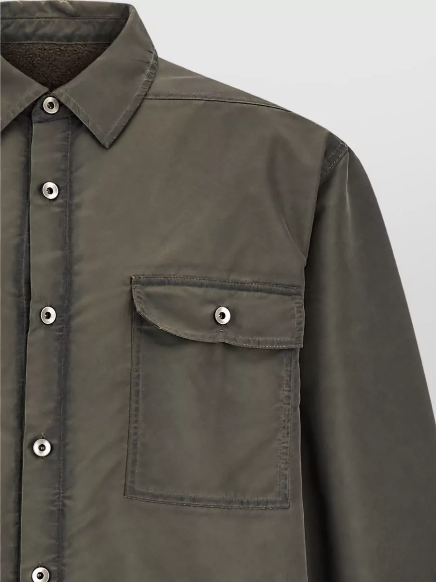 Rick Owens Drkshdw Padded Nylon Overshirt Jacket