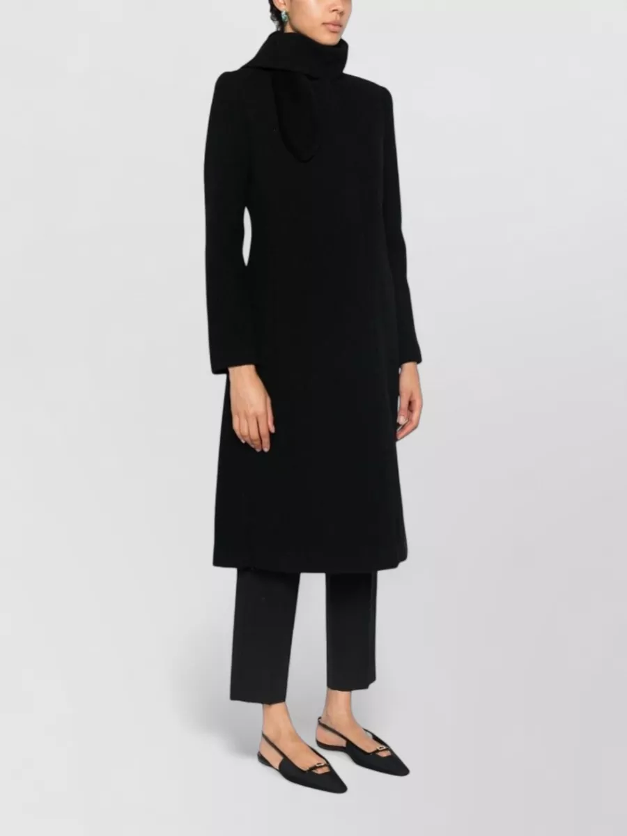 Emporio Armani Corduroy Single-Breasted Coat