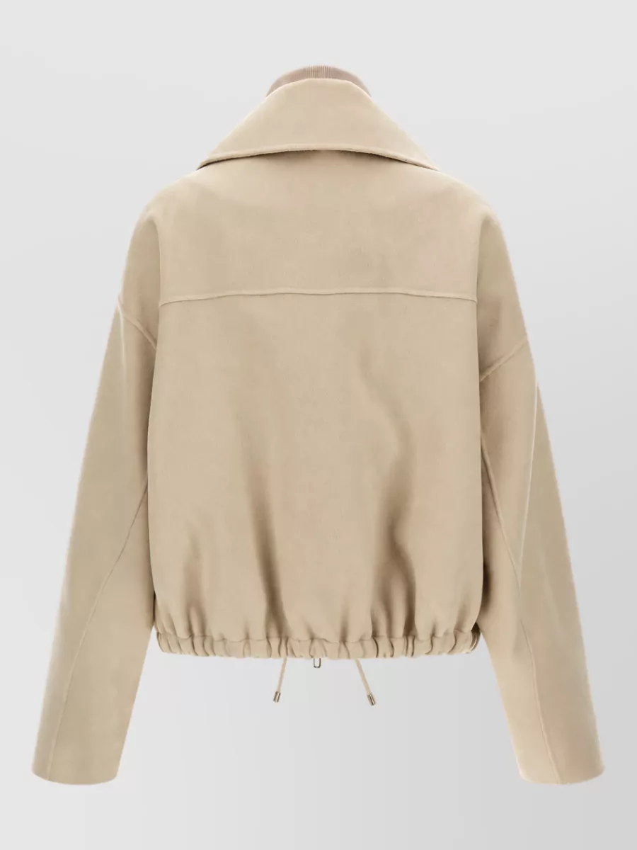 Sportmax Wool Oversized Bomber Jacket