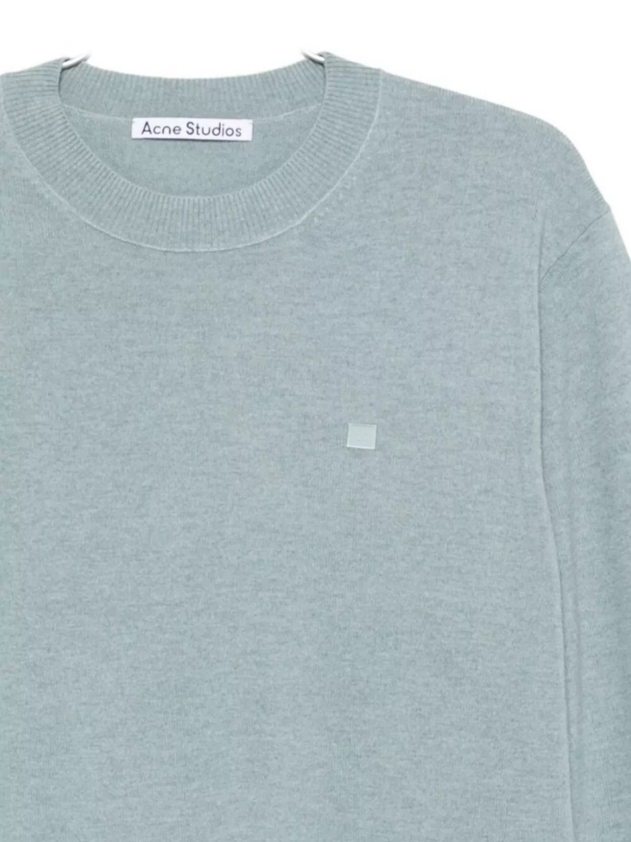 Acne Studios Ribbed Cuff And Hem Crewneck Knitwear