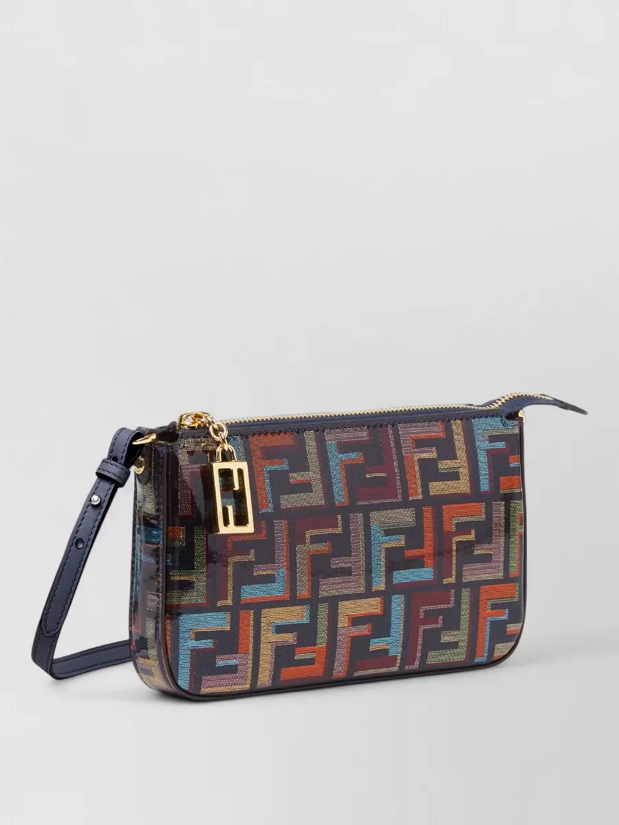 Fendi Shoulder Bag Baguette Pouch Chain Strap