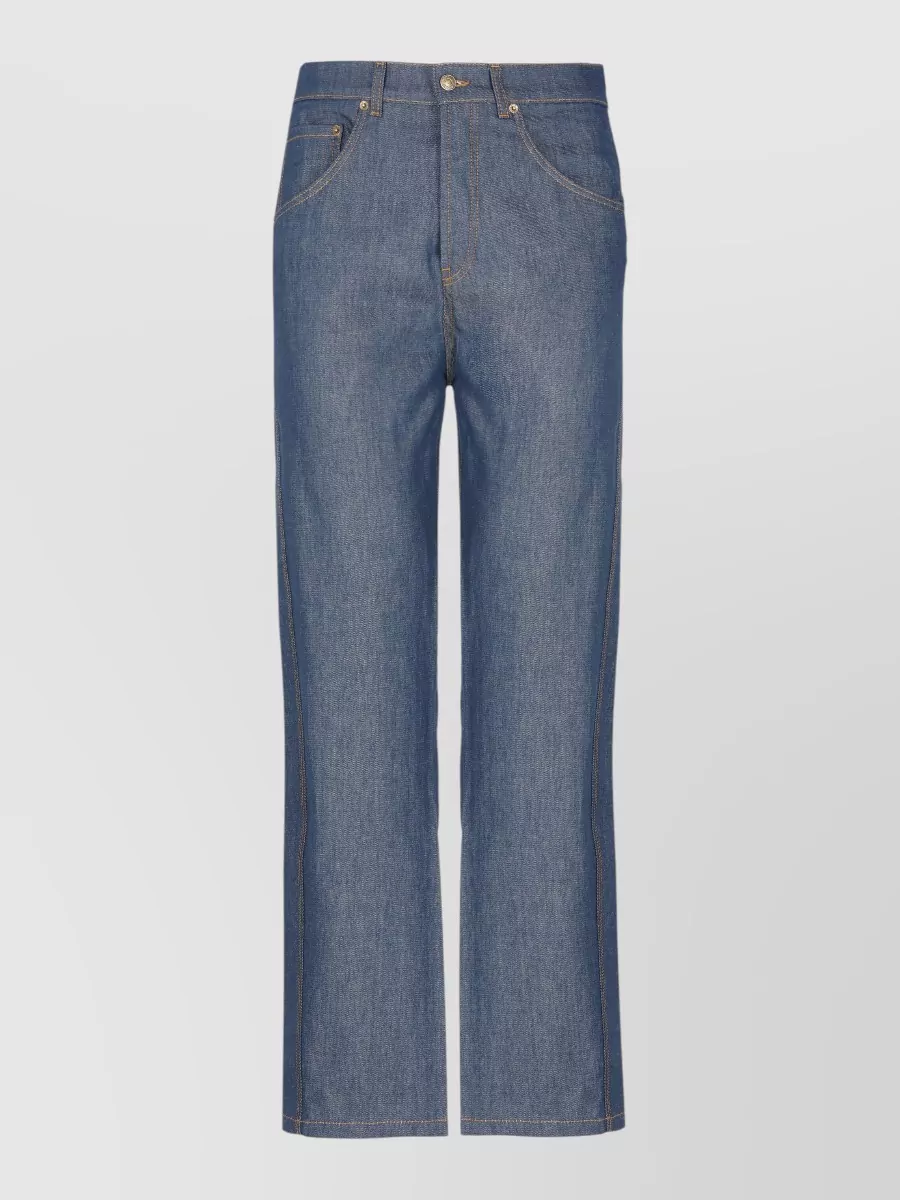 Moschino denim straight-leg jeans