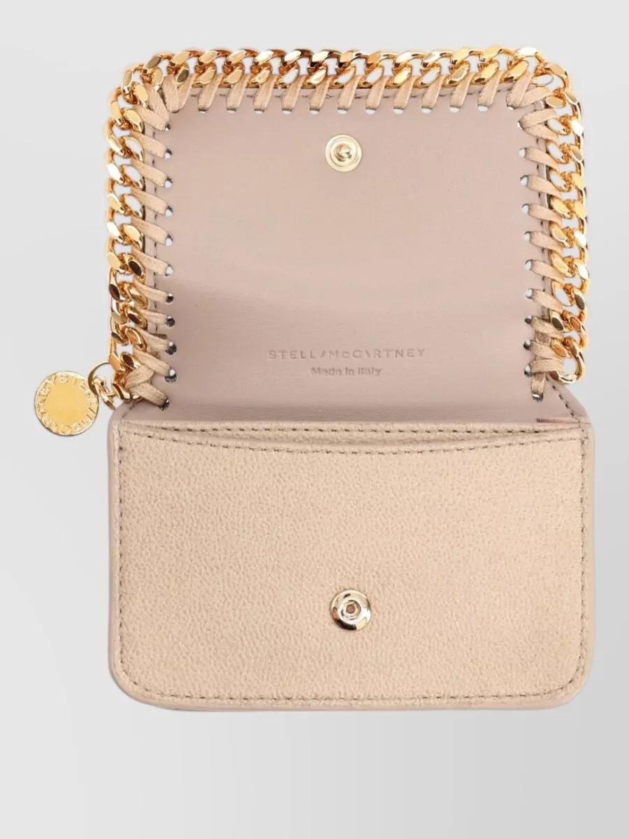 Stella Mccartney Chain Trim Shoulder Purse And Cardholder
