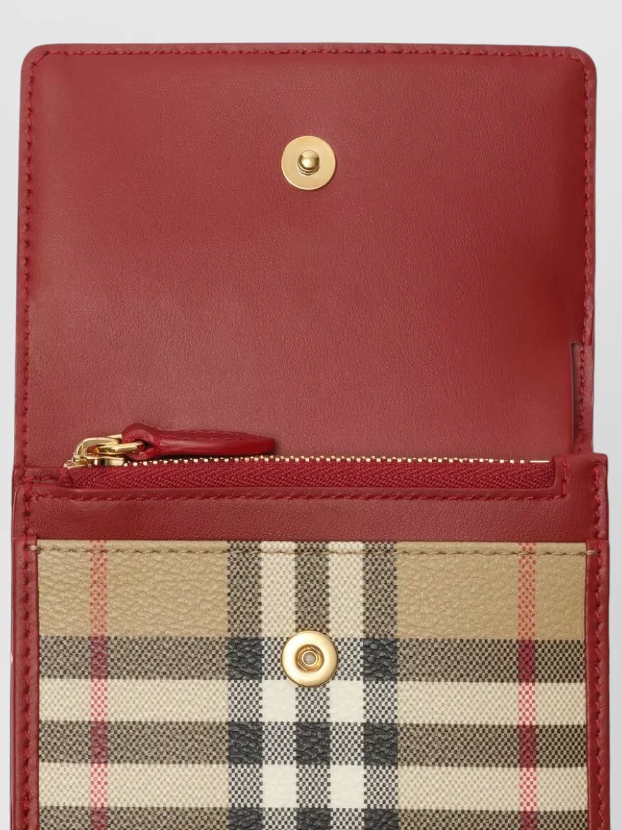 Burberry Check Folding Wallet