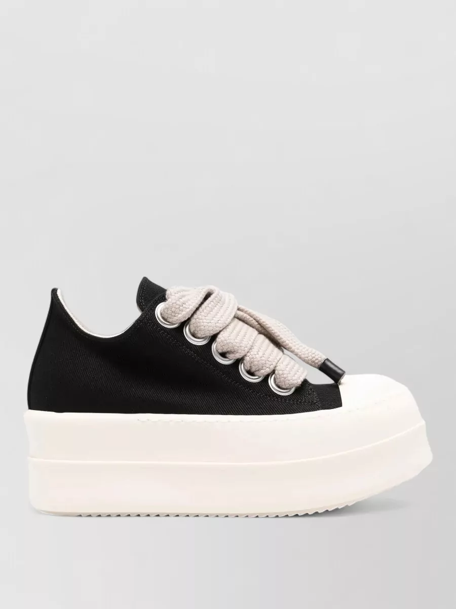 Rick Owens Drkshdw Denim Low-Top Sneakers