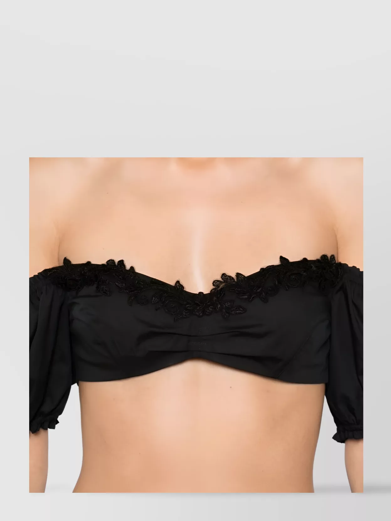 Ermanno Scervino Lace Detail Cotton Top