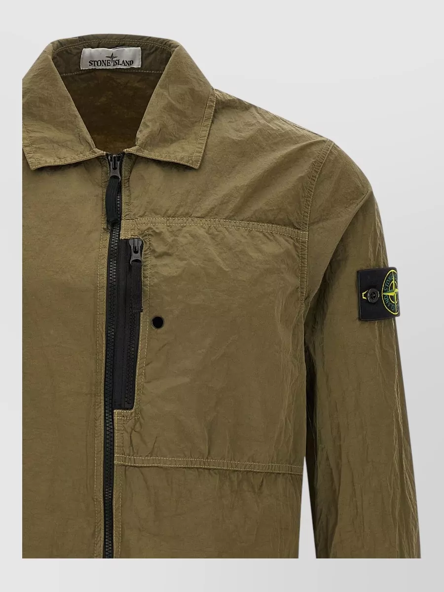 Stone Island Nylon Zip Overshirt Jacket