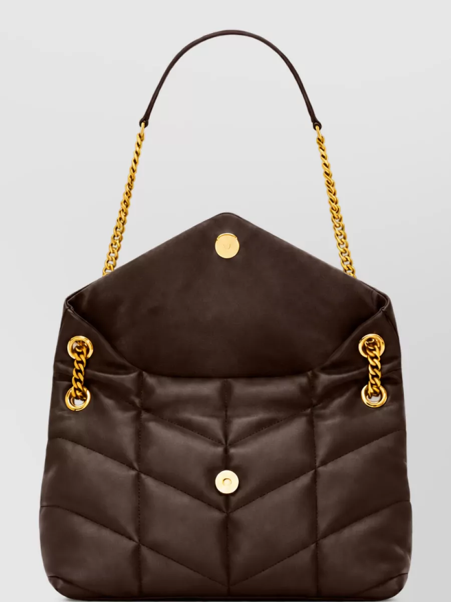 Saint Laurent Na Leather Shoulder Bag
