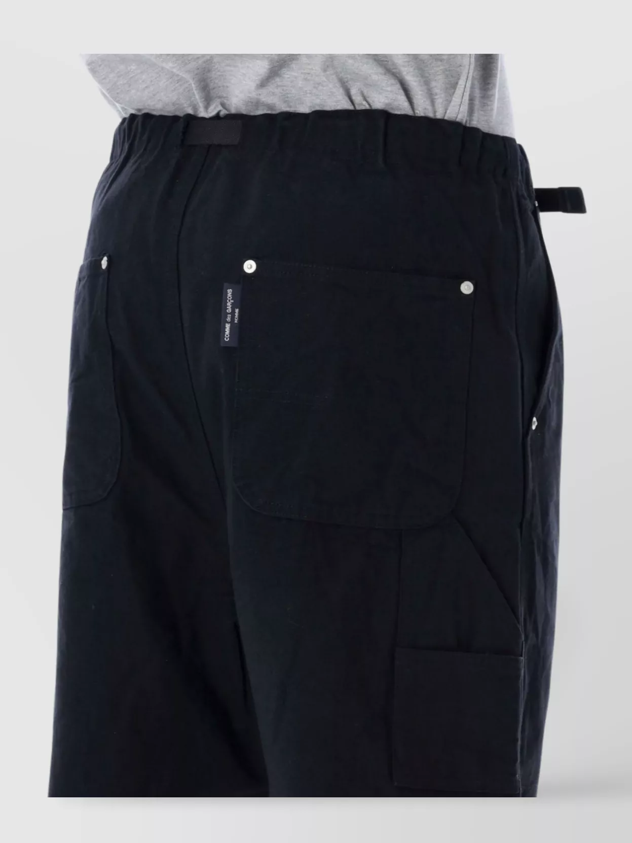 Comme Des Garçons Homme Relaxed Fit Cargo Trousers Belt