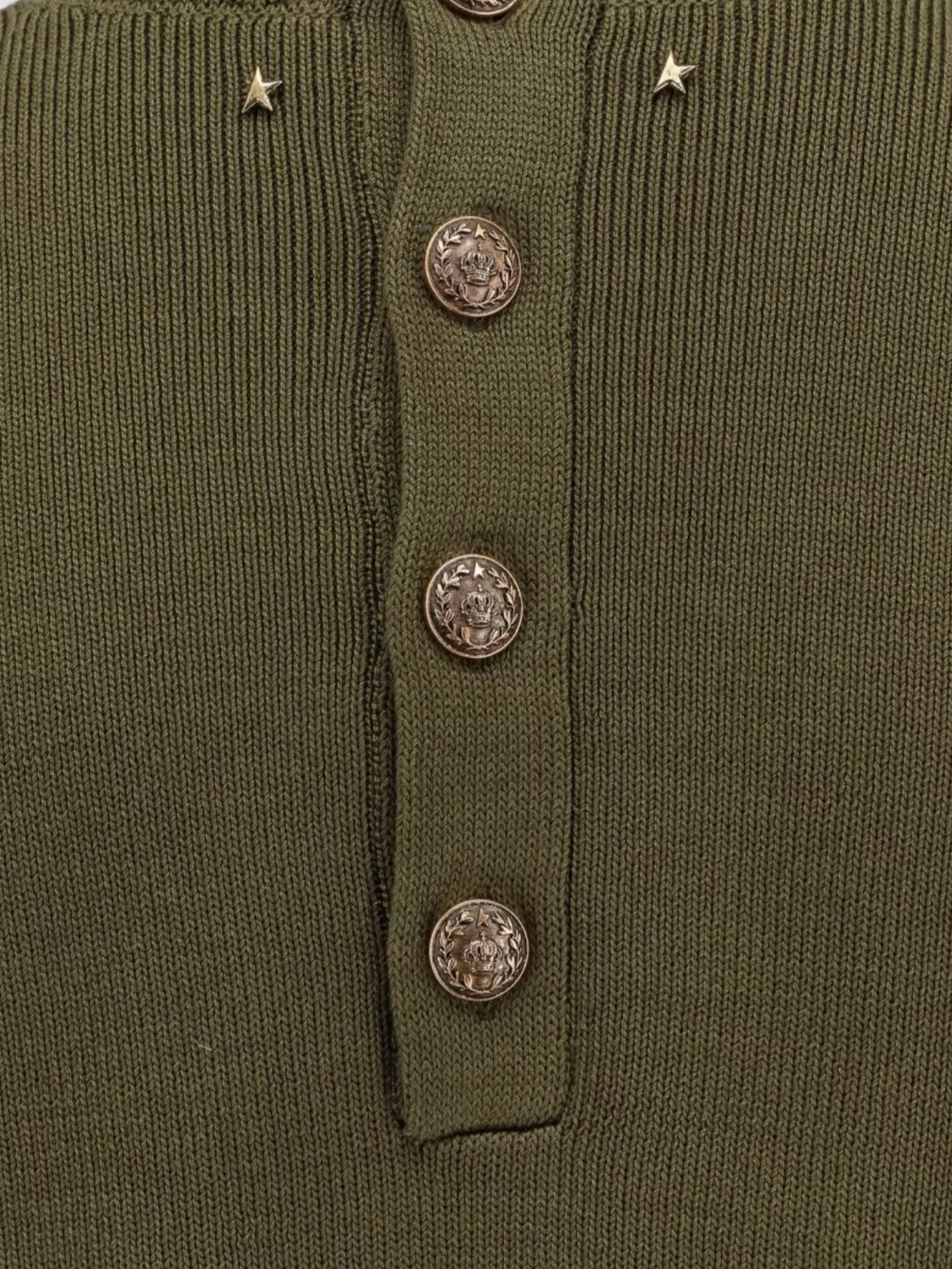 Golden Goose Ottavia Cotton Sweater With Button Detailing