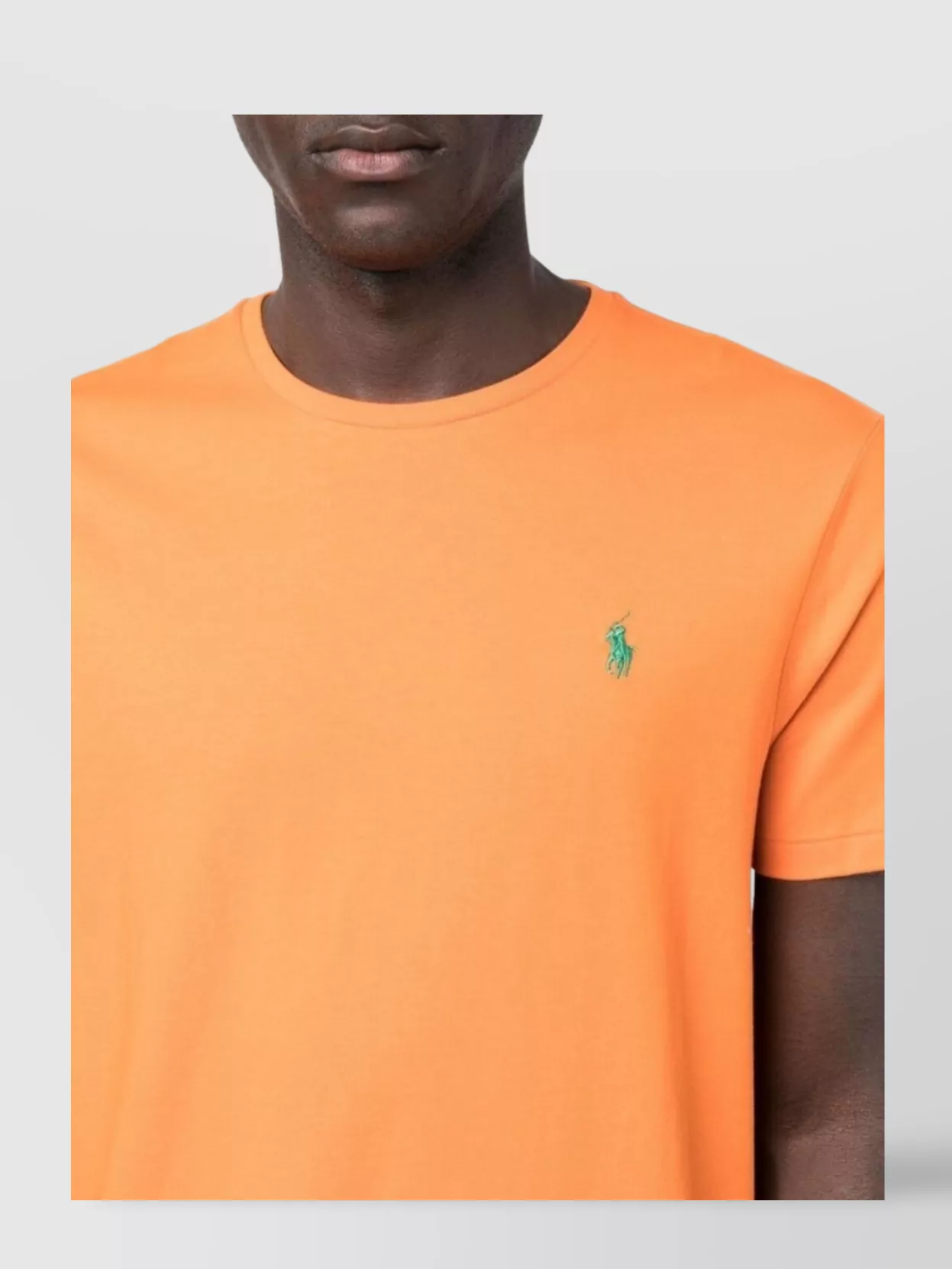 Polo Ralph Lauren Tailored Crewneck T-Shirt With Short Sleeves