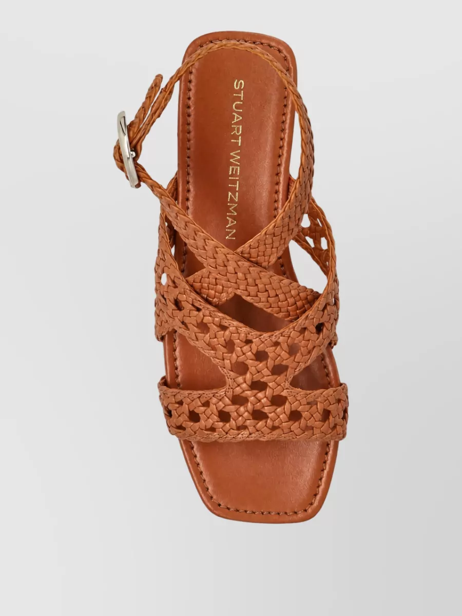 Stuart Weitzman Leather Slides