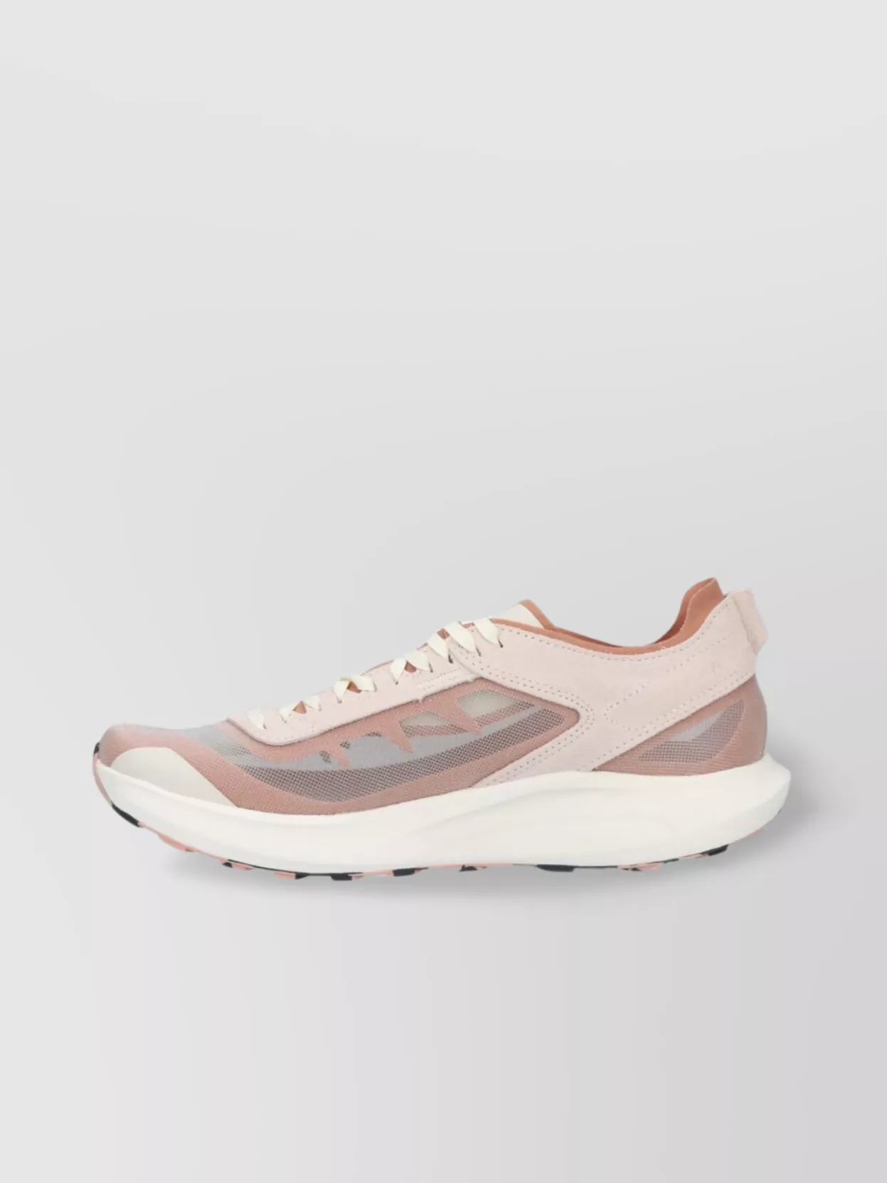 Salomon Low Top Sneakers With Mesh Panels And Rubber Sole