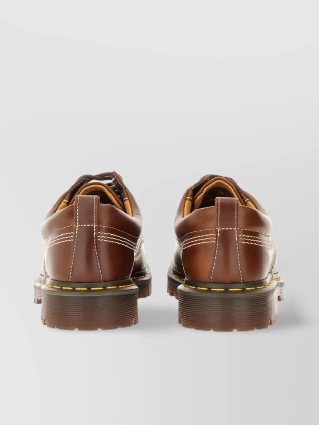 Dr Martens Chunky Sole Loafers Contrast Stitching