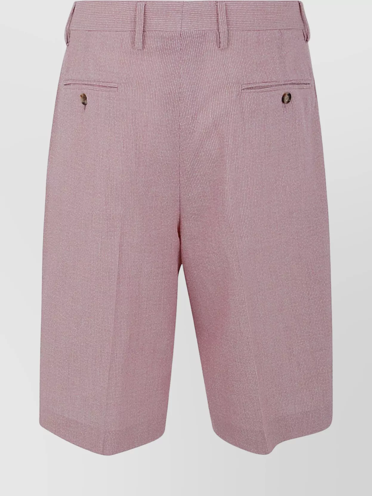 Lardini Tailored Pleated Shorts With Functional Pockets In Pink