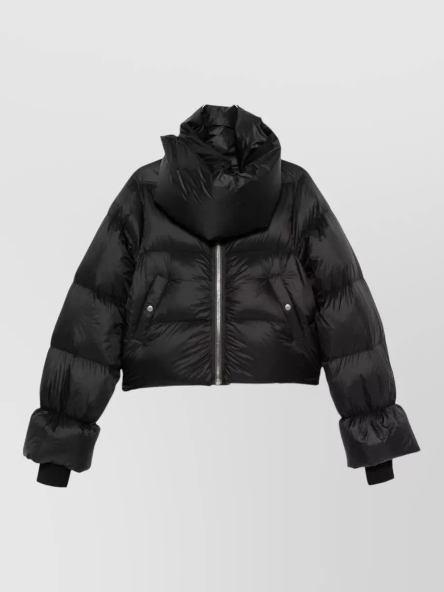 Rick Owens Down padded funnel-neck jacket