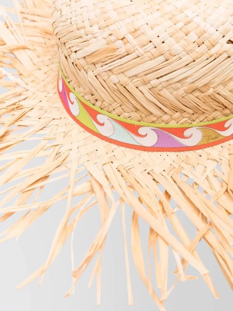 Pucci Straw Sun Hat