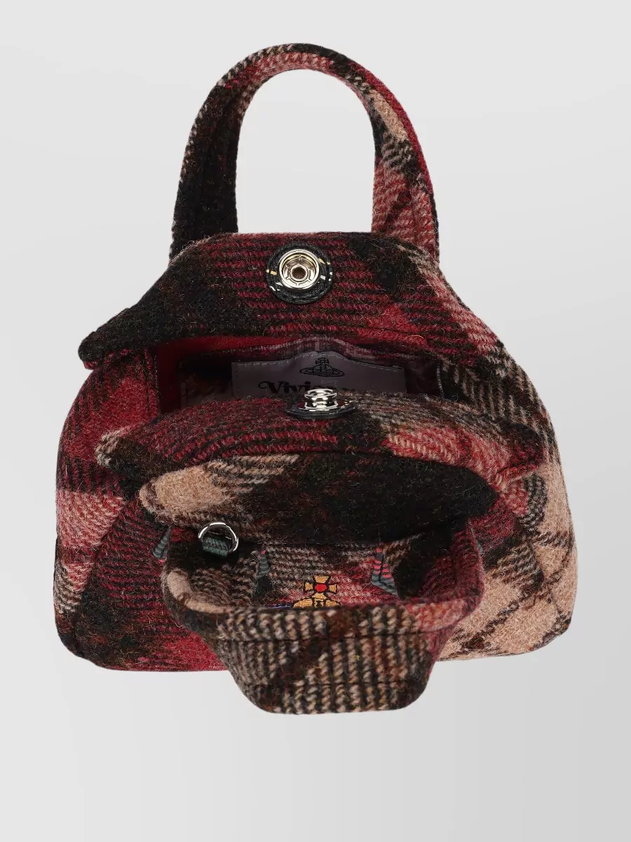Vivienne Westwood Mini Wool Tweed Bag