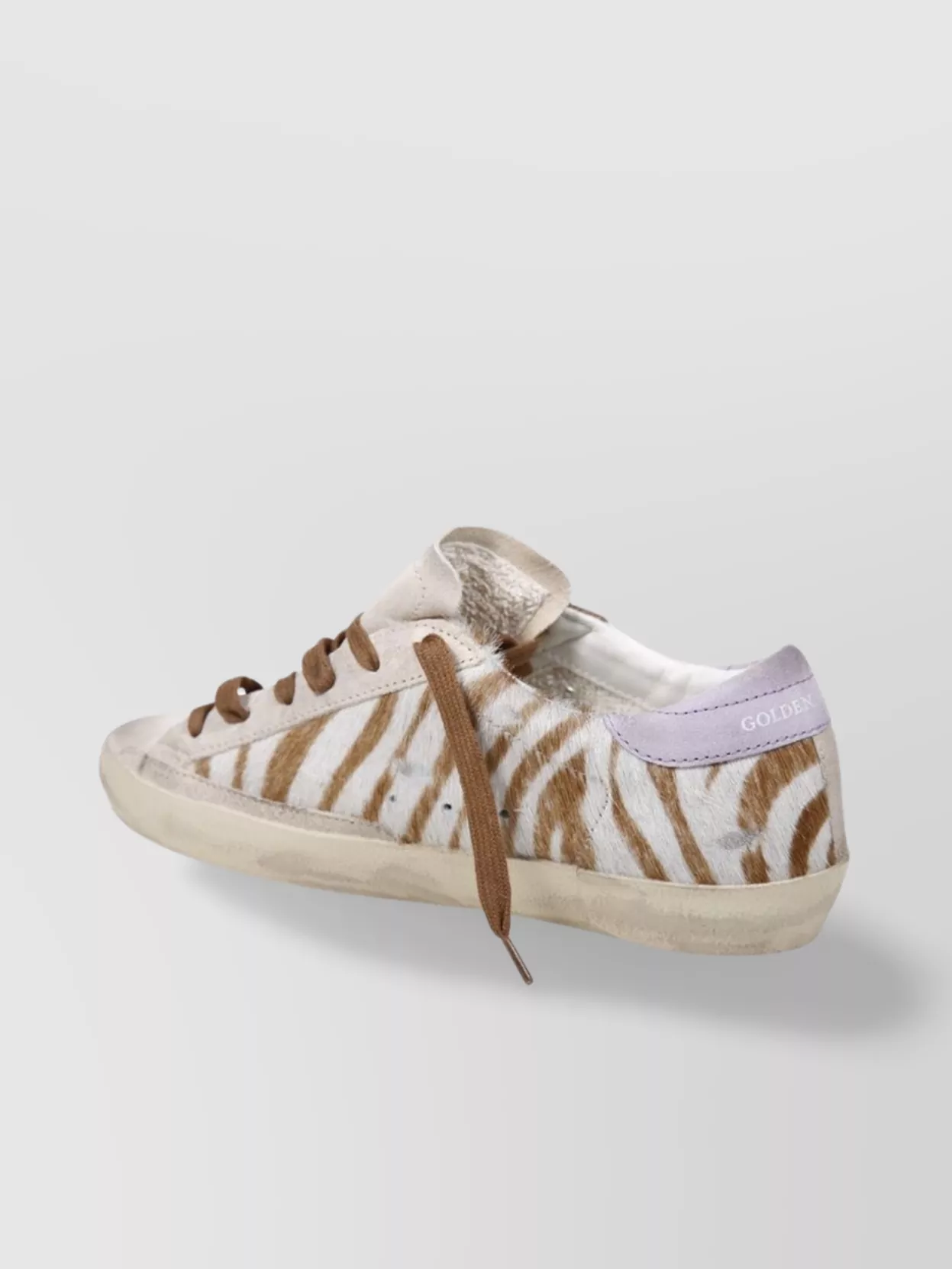 Golden Goose Zebra Horse Suede Star Sneakers