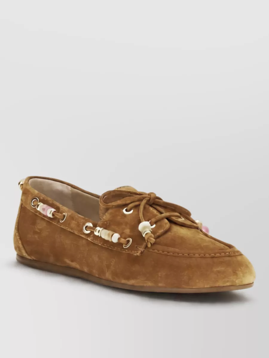 Stuart Weitzman leather slip-on mules