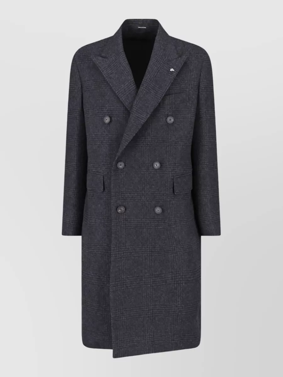 Tagliatore virgin wool double breasted coat