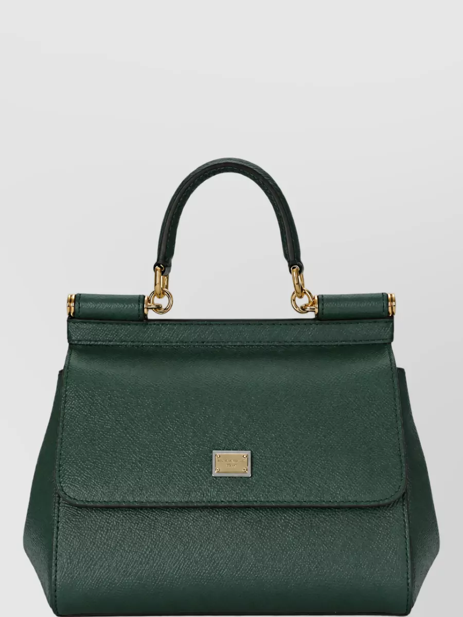Dolce&Gabbana Sicily Medium Leather Shoulder Bag
