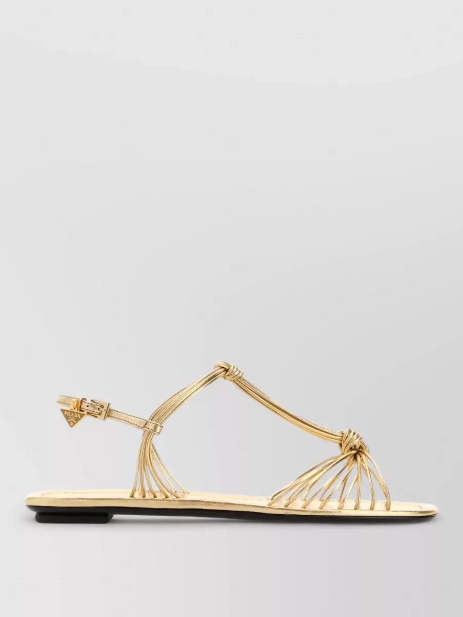Prada leather sandals