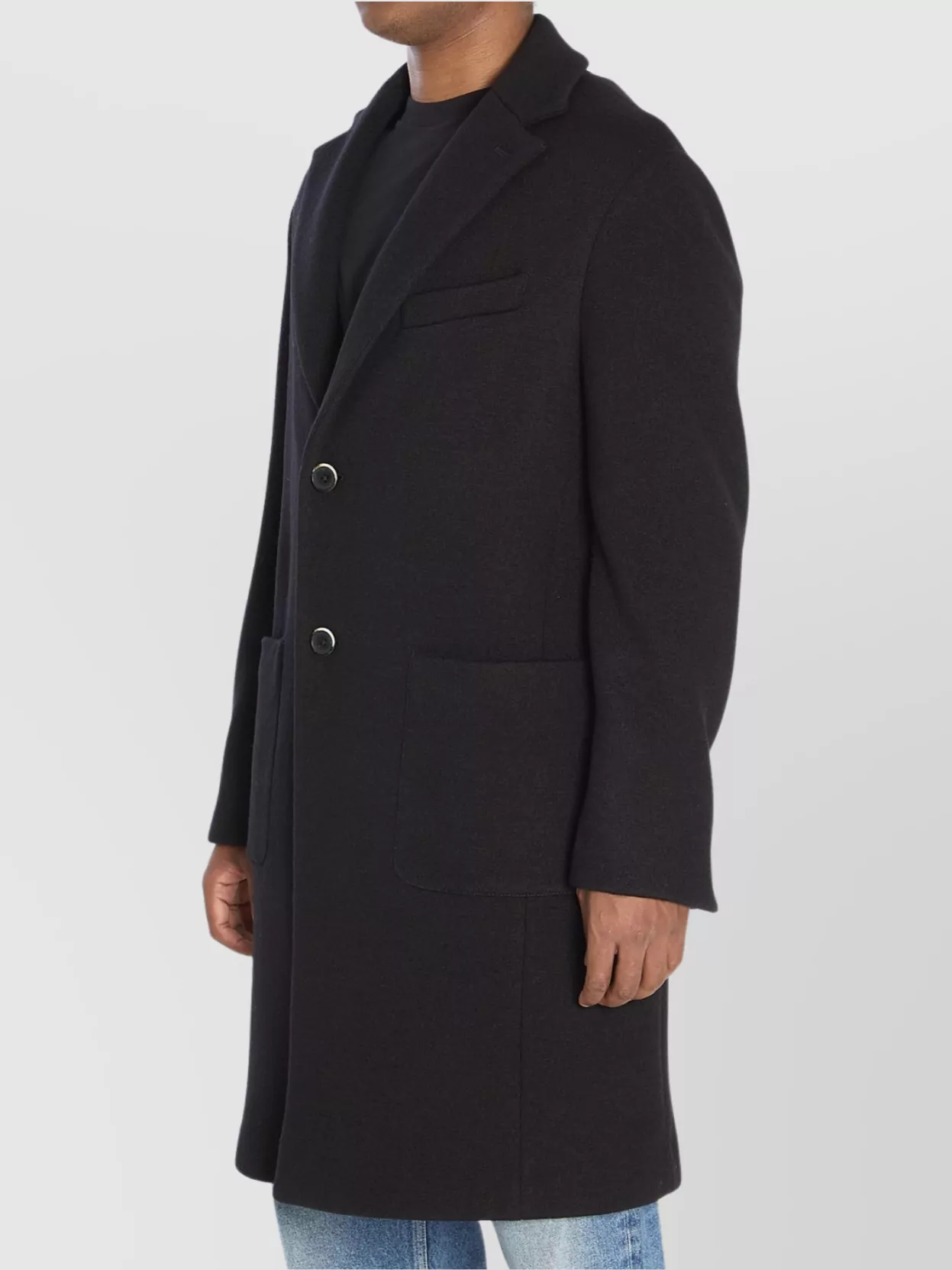 Barena Lanoso Coat Wool Peak Lapels